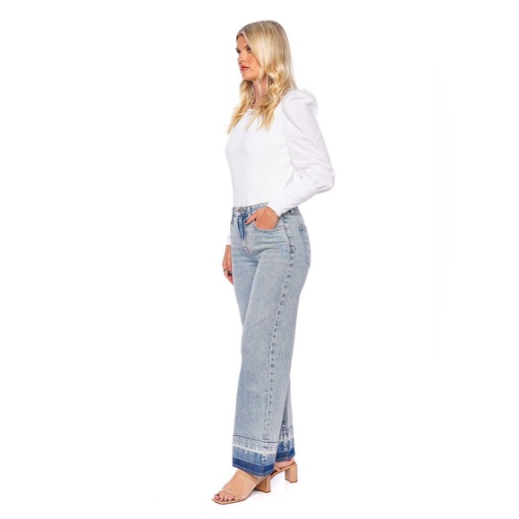 SIMKHAI Jude Crop Wide Leg Jeans in Santa Monica multiple sizes - Picture 9 of 10